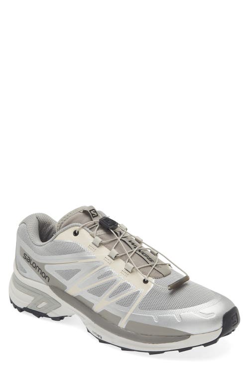 Salomon Gender Inclusive Xt-wings 2 Sneaker In Lunar Rock/silver/gray