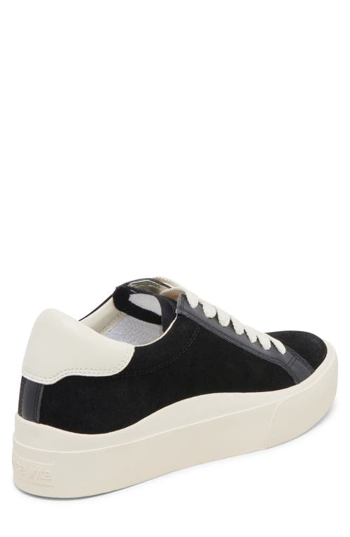 Shop Dolce Vita Zayn Platform Sneaker In Black Suede