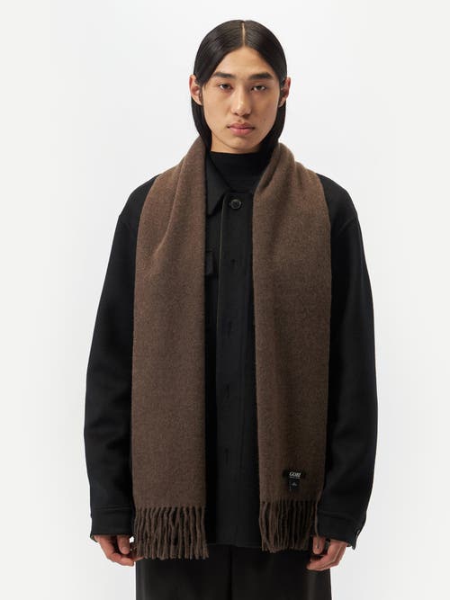 Gobi Cashmere Cashmere Fringed Scarf In Cocoa