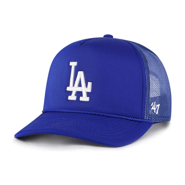 47 ' Royal Los Angeles Dodgers Foamo Trucker Snapback Hat | ModeSens