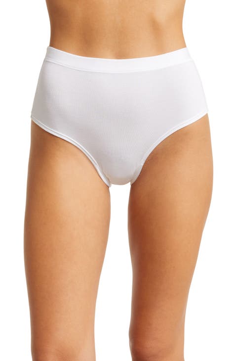 White High Waisted Knickers  High Waisted Briefs & Lingerie