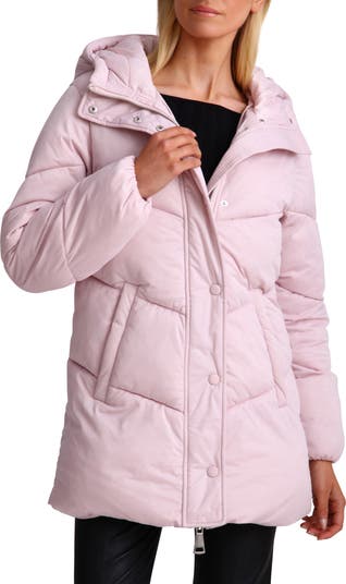 Avec Les Filles Thermal Puff Hooded Puffer Jacket Nordstrom