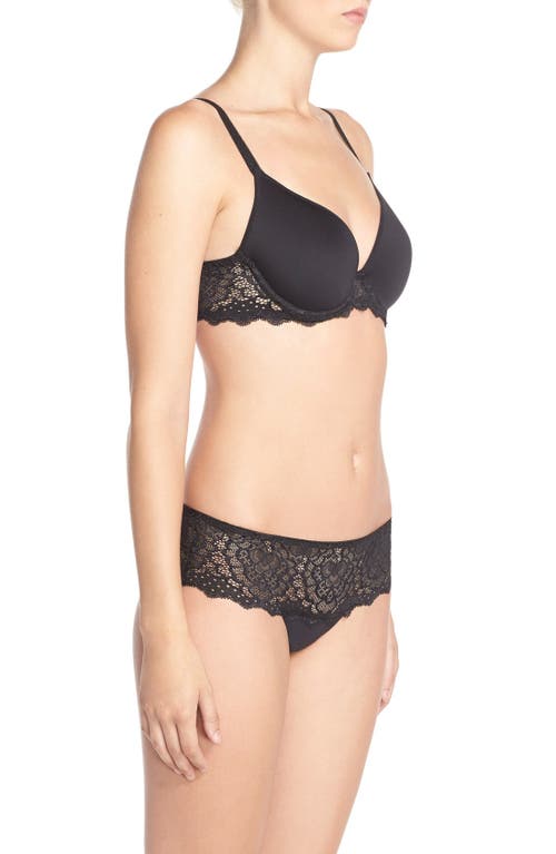 Shop Simone Perele 'caresse' Lace Boyshorts In Black