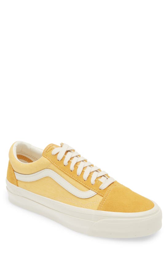 Vans Old Skool Sneaker In Salt Wash Yellow/ Multi