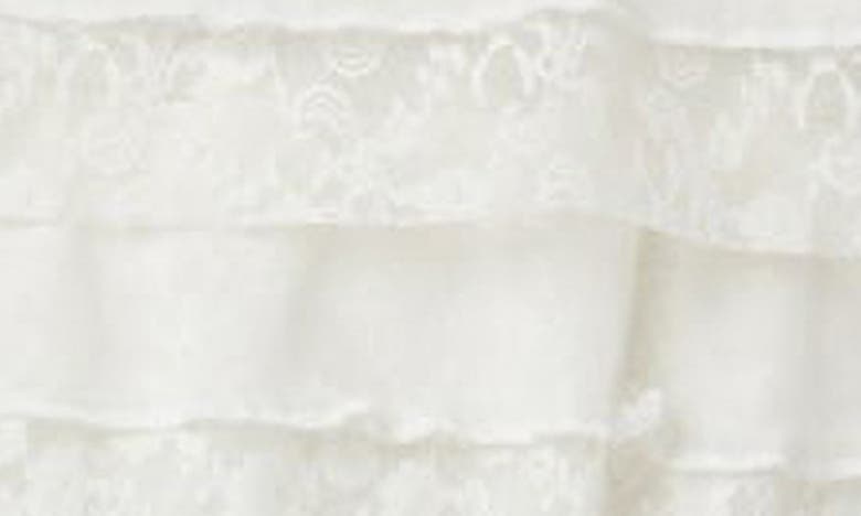 EDIKTED EDIKTED LOUISE LACE & RUFFLE TIERED SKIRT