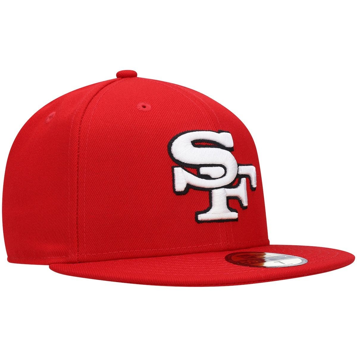 san francisco 49ers logo elements collection 59fifty fitted cap