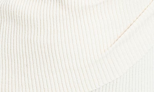 Max Studio Faux Wrap Knit Sweater In Off White