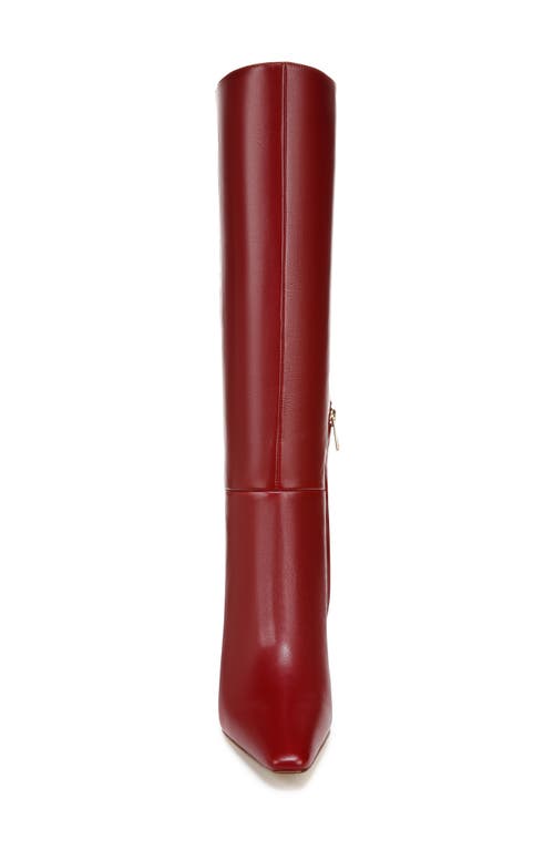 Shop Sam Edelman Sylvia Knee High Boot In Cabernet Red