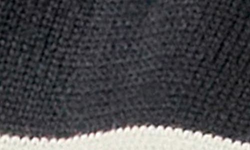 English Factory Crew-neck Zip-up Sweater Jacket In Black