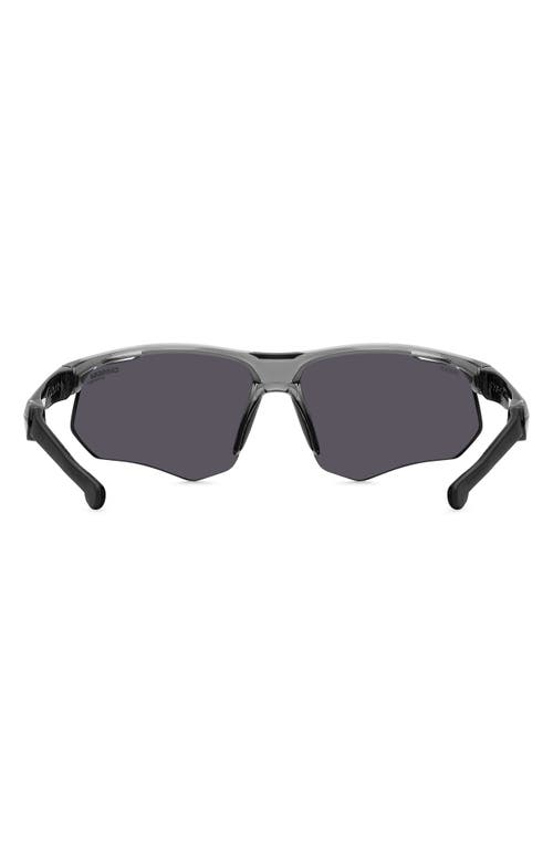 Carrera Eyewear X Ducati 69mm Carduc Rectangle Sunglasses In Grey Black/blue Sky
