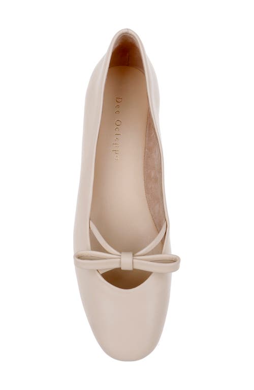 Shop Dee Ocleppo Dixon Mary Jane Ballet Flat In Butter Leather