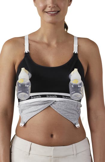 Breast Pump Bra Hands-Free Zip-Up