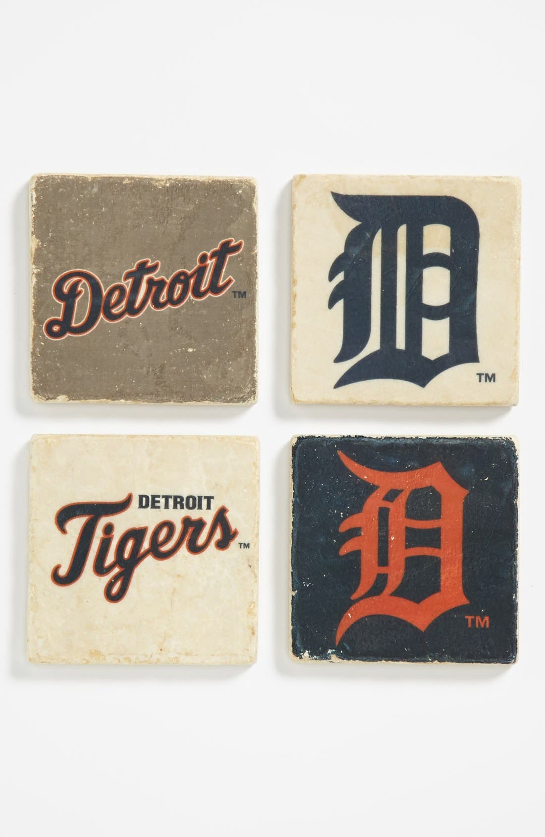 'Detroit Tigers' Marble Coasters (Set of 4) Nordstrom