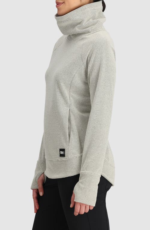 Shop Outdoor Research Trail Mix Fleece Cowl Pullover In Oyster