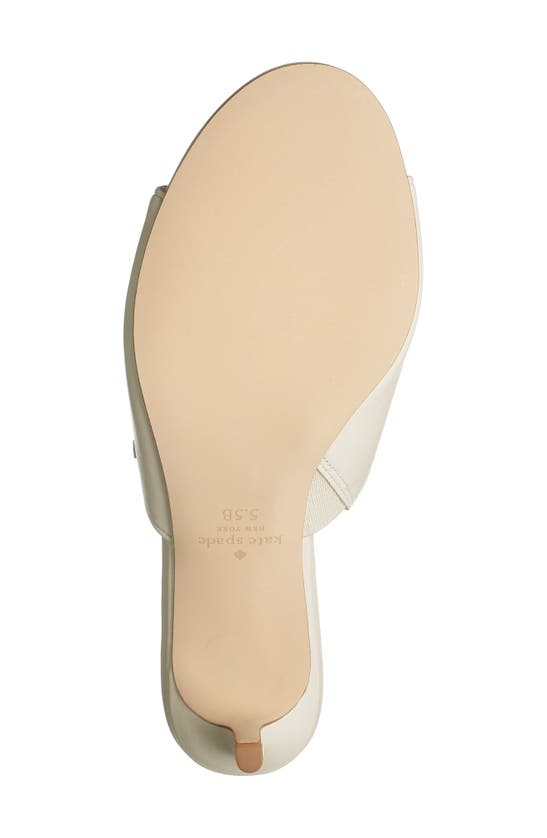 Shop Kate Spade New York Stassi Bow Mule In Parchment