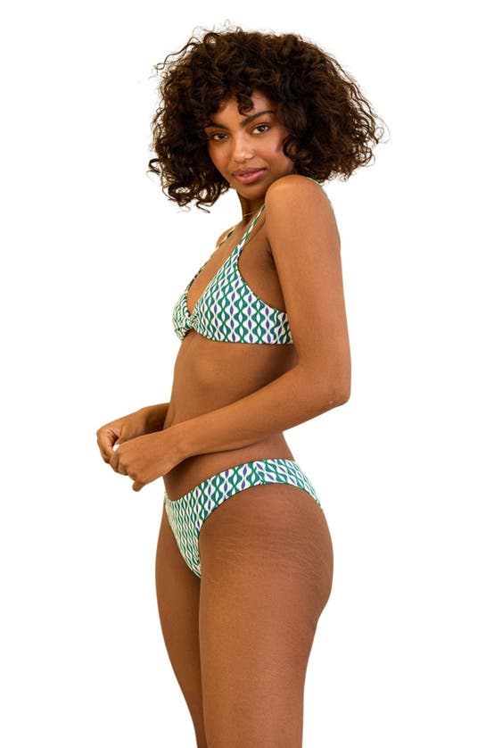 Dippin Daisys Nocturnal Cheeky Bikini Bottom In Blue Jean