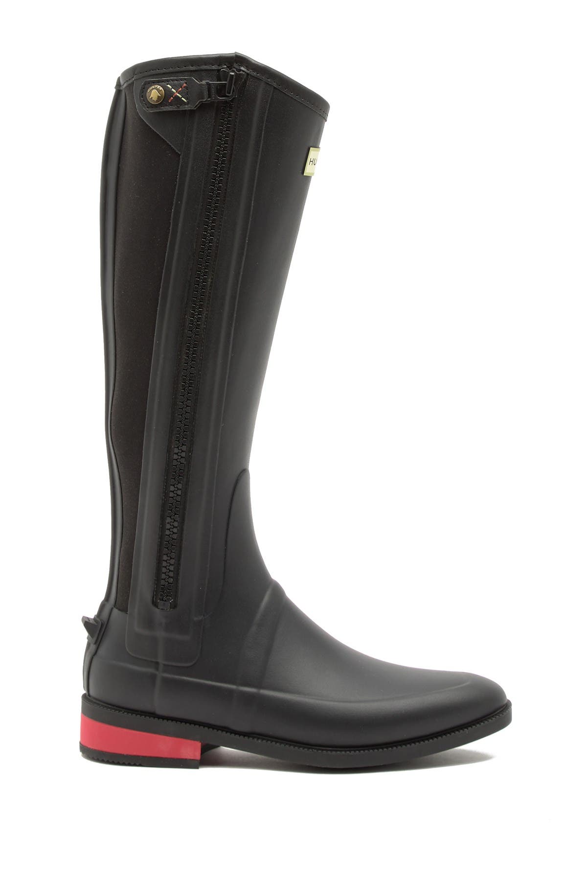 hunter wellesley rubber riding rain boot