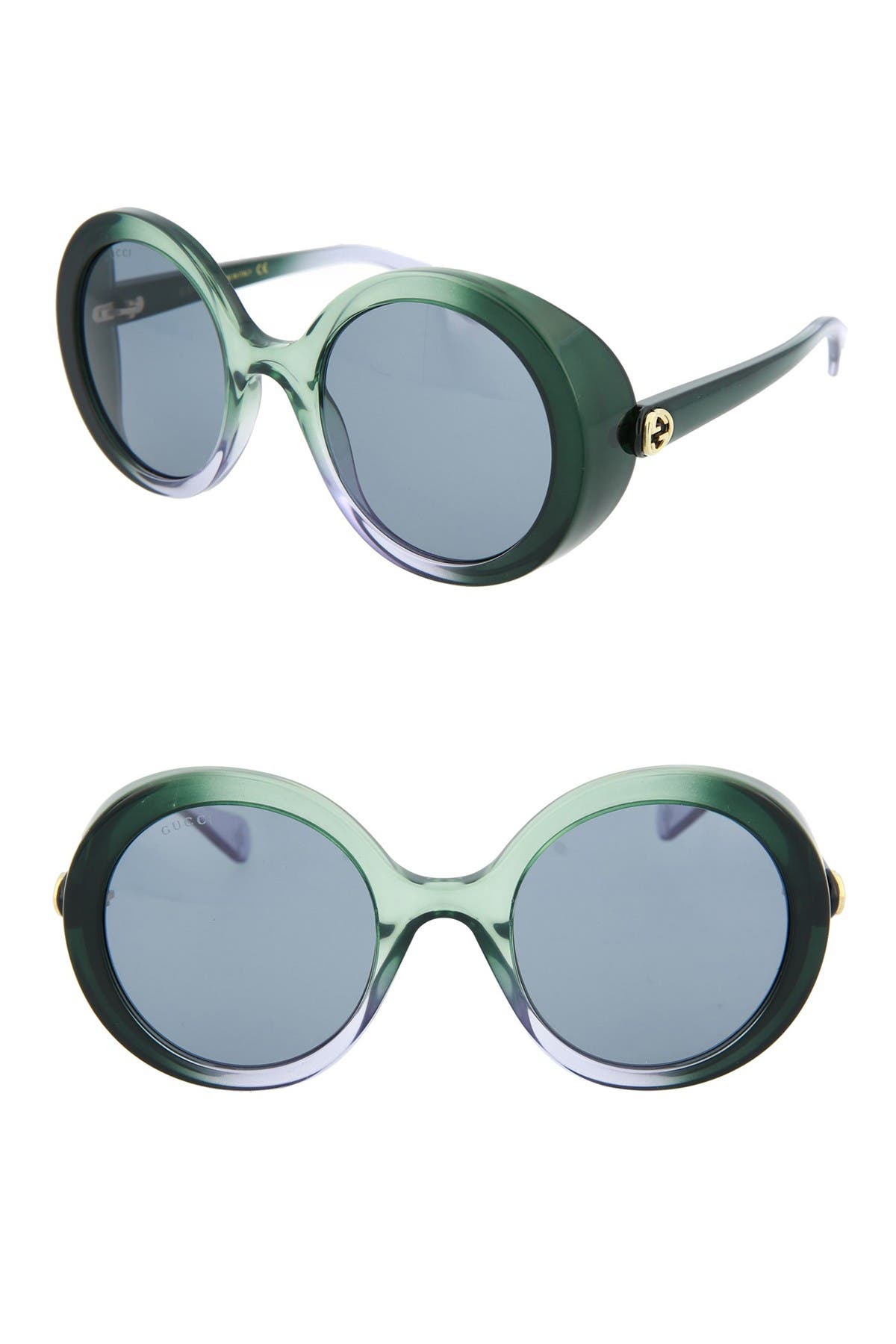 gucci 53mm round sunglasses