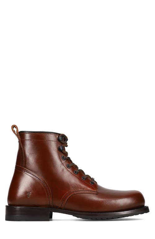 Frye Hudson Lace-up Boot In Mahogany