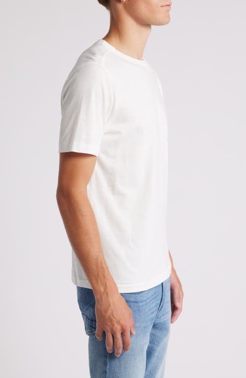 Merz B Schwanen Short-sleeve Crew-neck T-shirt In White