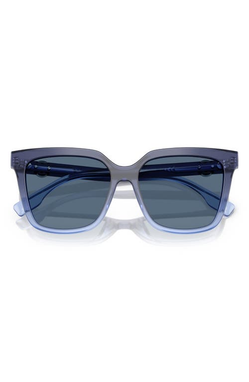 Tory Burch 56mm Square Sunglasses In Dark Blue