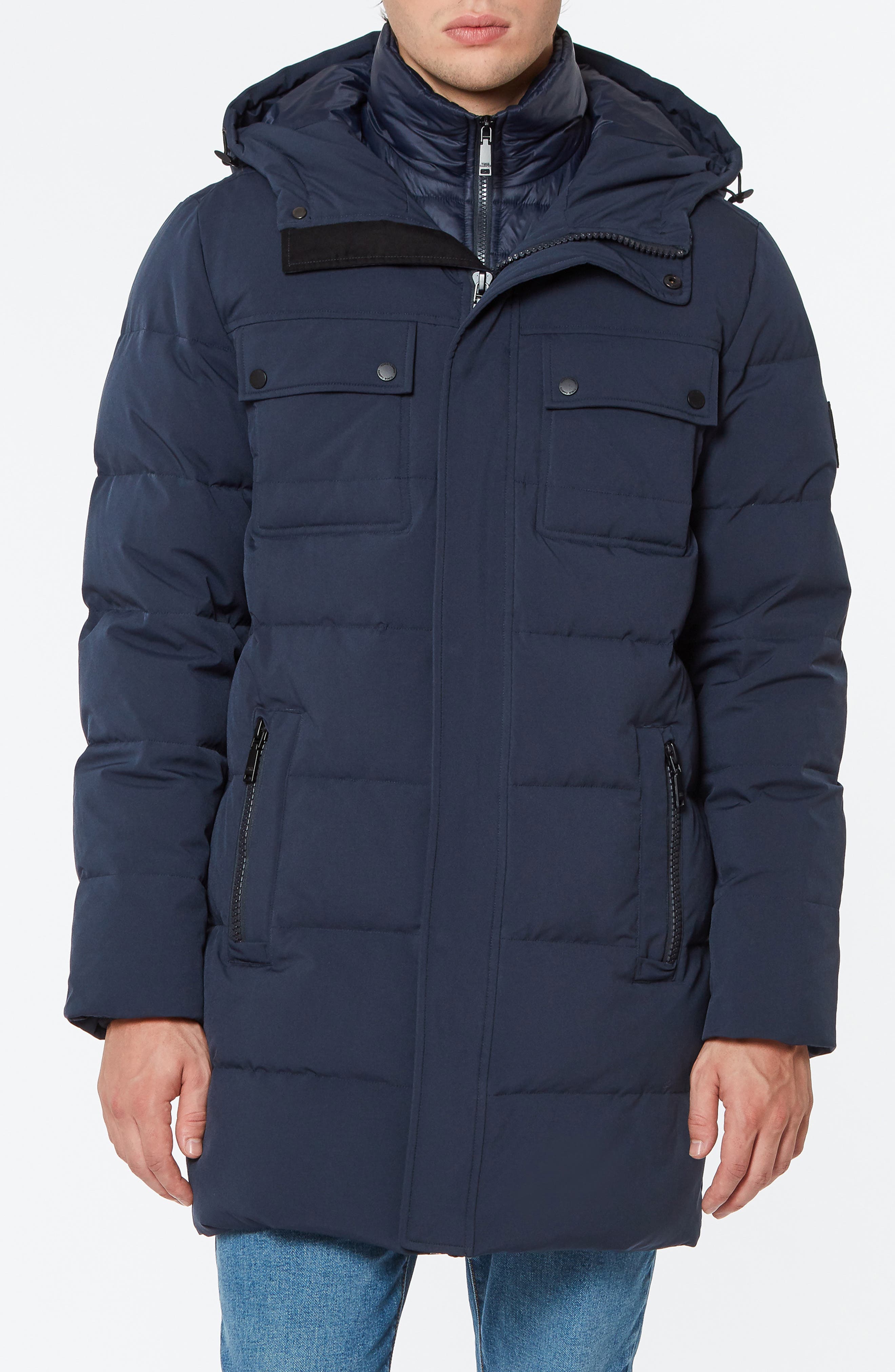 blue parka