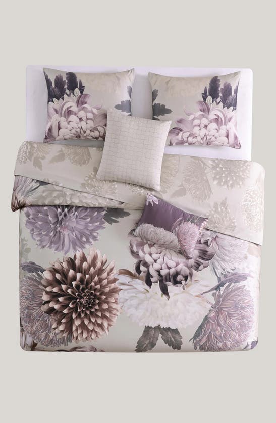 Bebejan Bloom Purple 5-piece Reversible Comforter Set In Purple