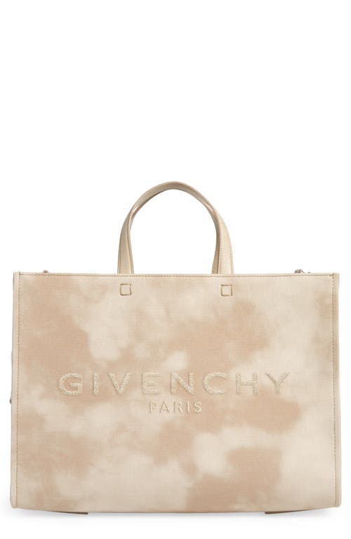 Medium G-Tote Canvas Tote in Dusty Gold/tan