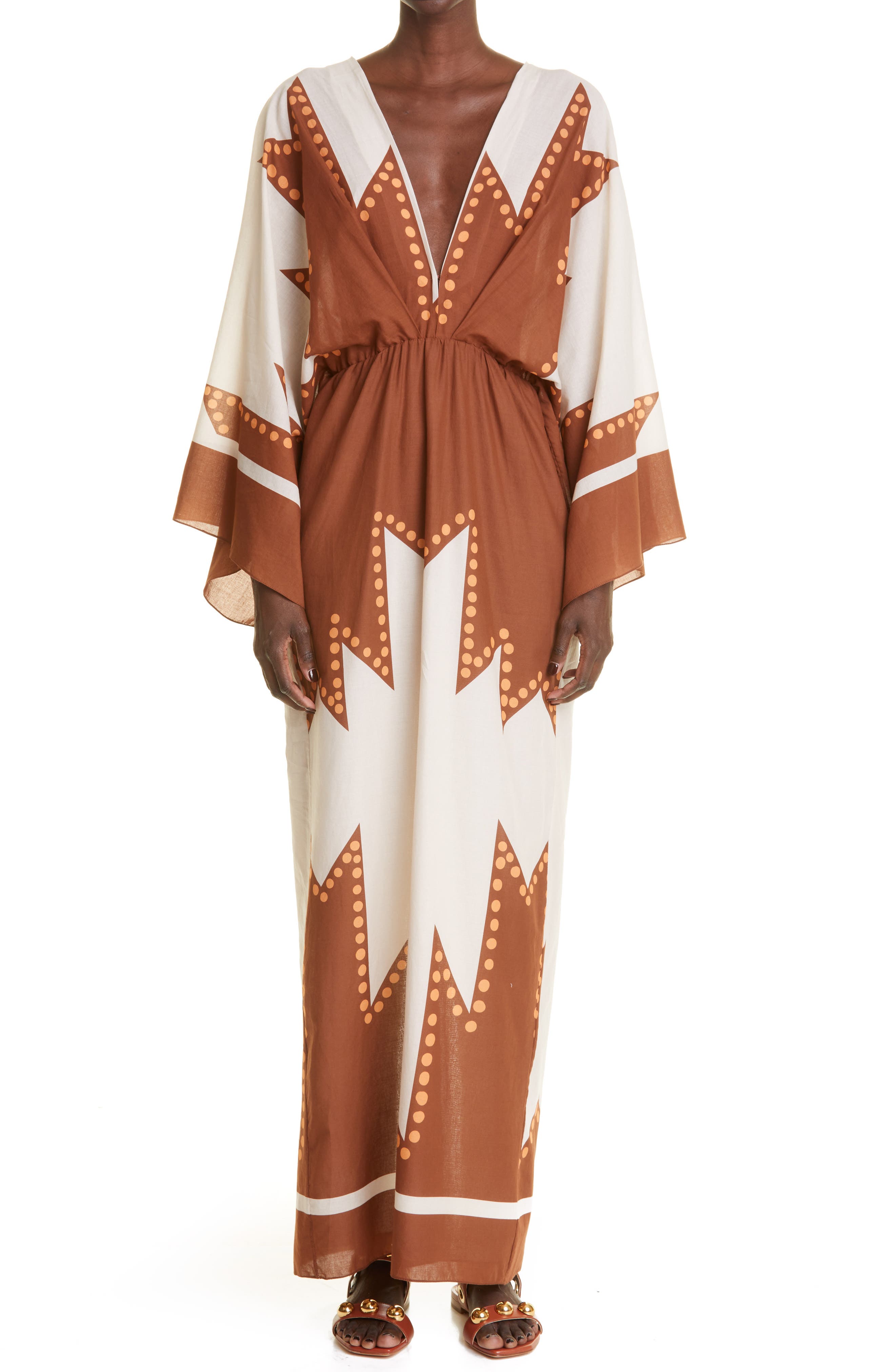Johanna Ortiz Block Print Cotton Voile 