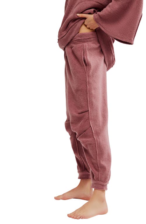Free People Day Off Fleece Jogger In Wild Ginger In Wild Ginger