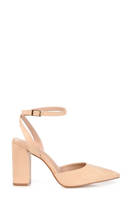 Shop Journee Collection Tyra Pump In Nude