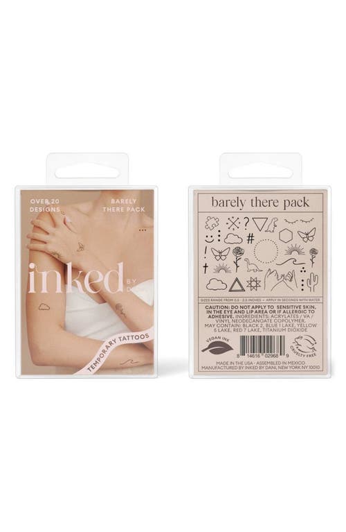 Barely There Temporary Tattoos in Black
