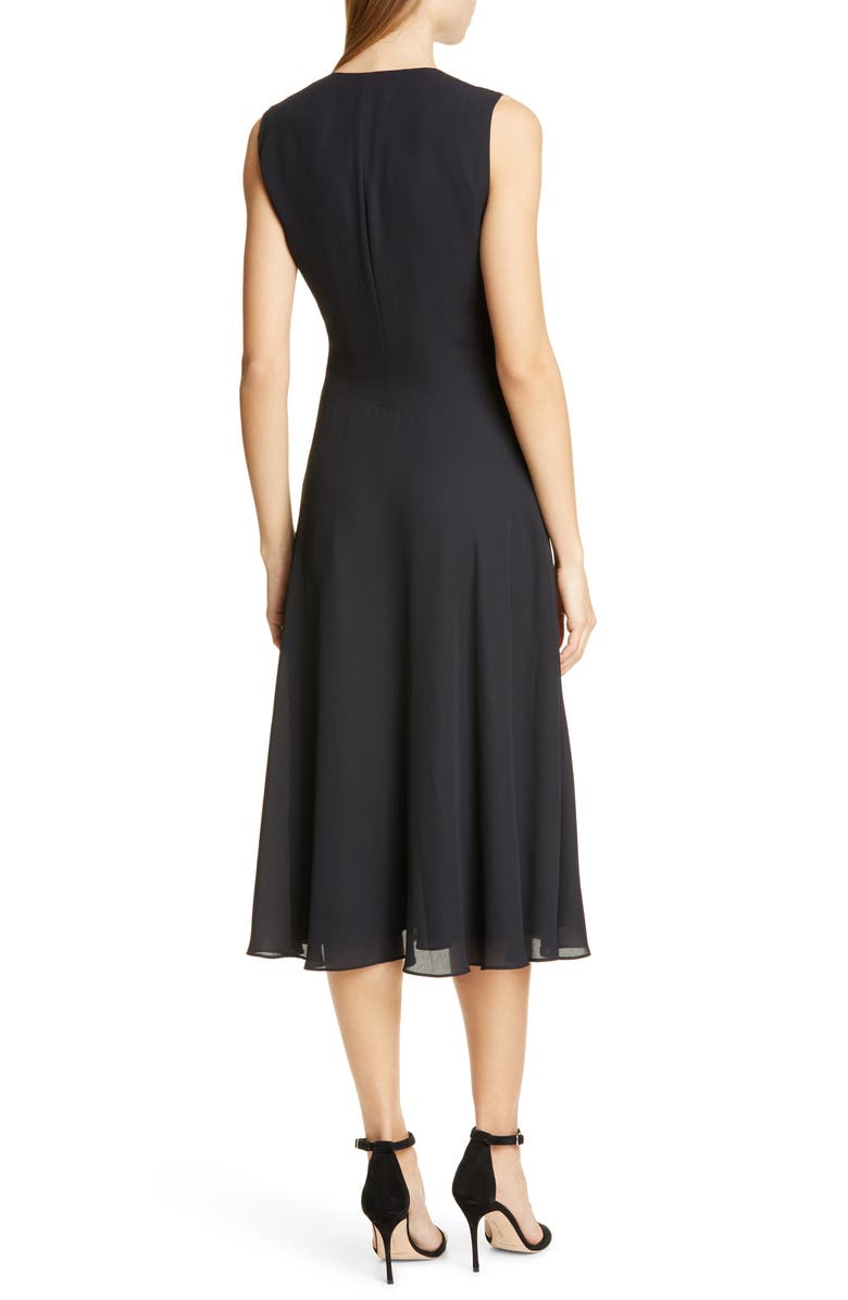  Ulna Magnificent Midi Dress, Alternate, color, BLACK