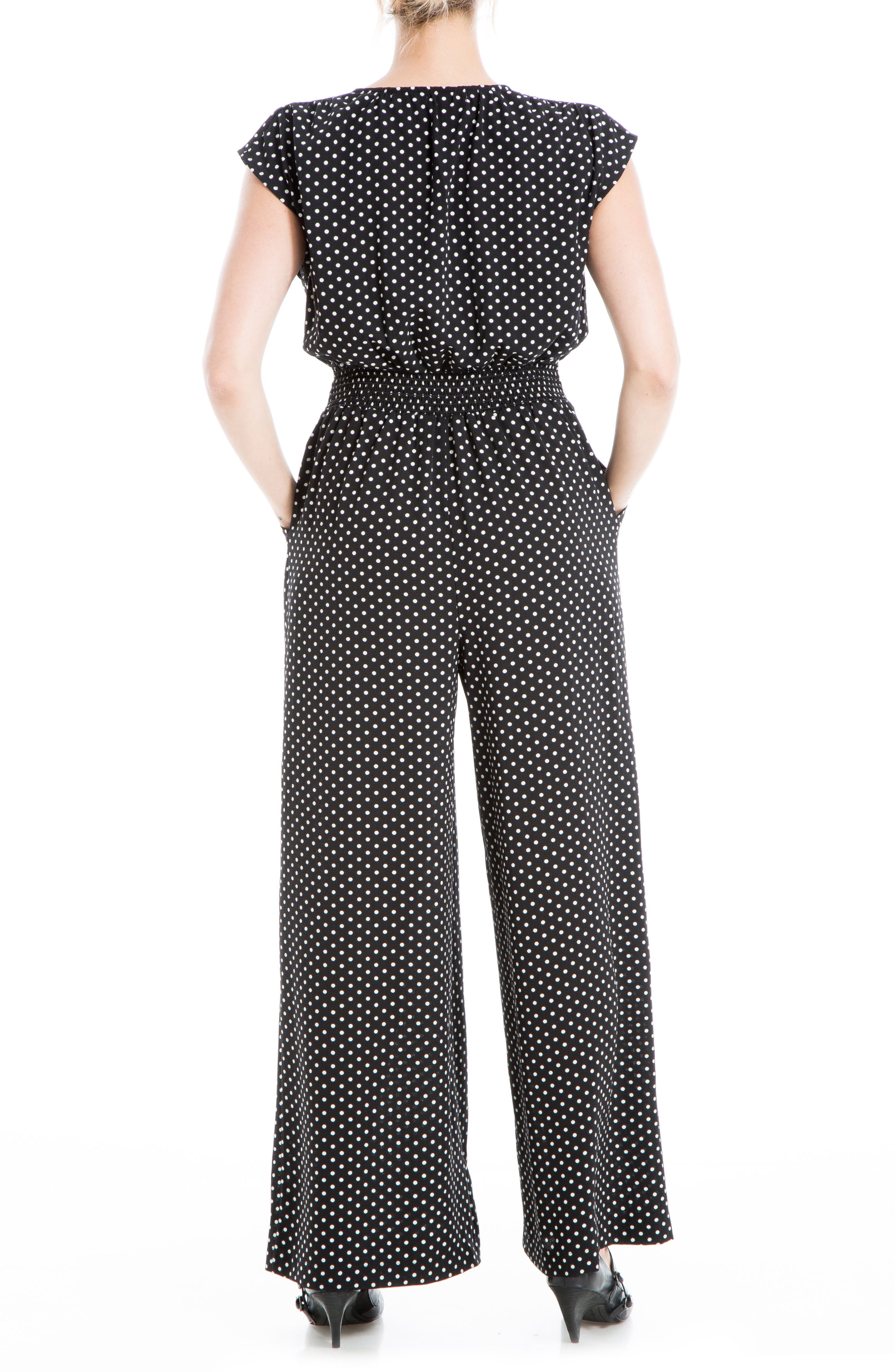 max studio black jumpsuit