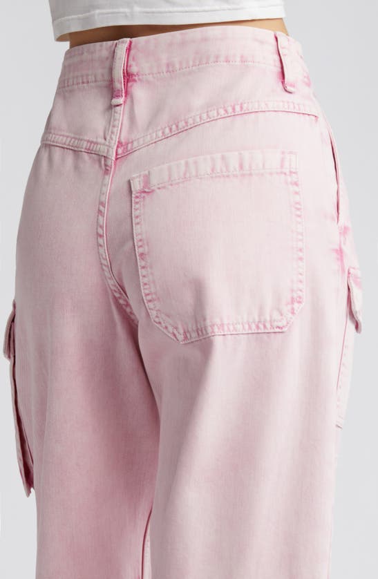 Shop Rag & Bone Nora Cargo Jeans In Pinkacid