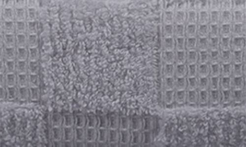 Brooks Brothers Waffle Terry 4-piece Turkish Cotton Washcloths In Silver