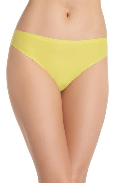 Soft Stretch Thong in Citrus Yellow-J6