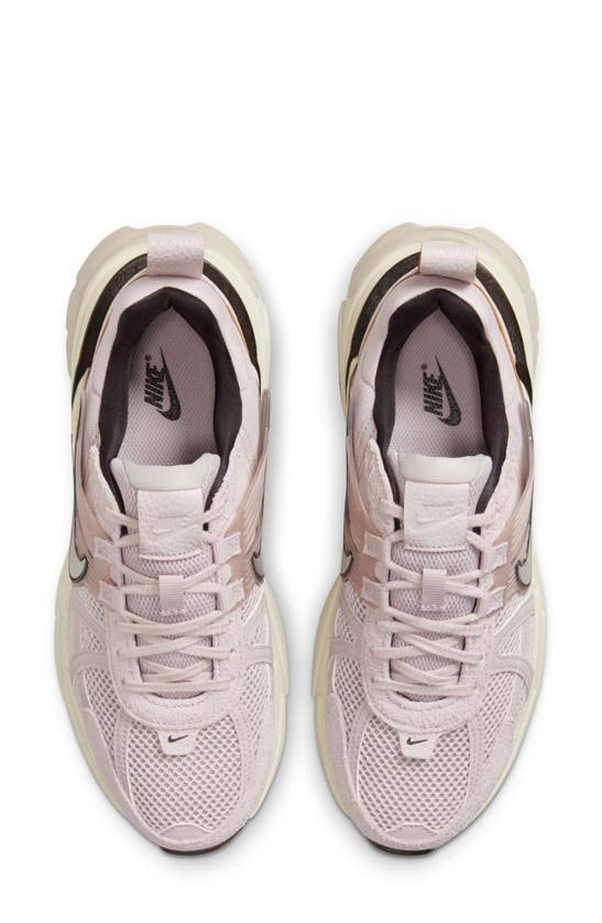 Shop Nike V2k Run Sneaker In Platinum Violet/ Bone/ Black