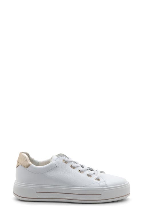 Shop Ara Crystal Platform Sneaker In White