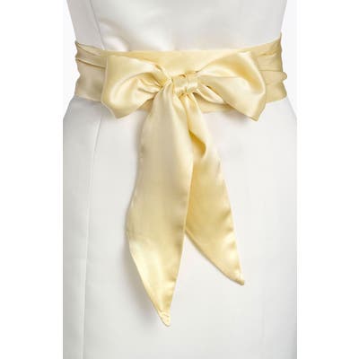 L. Erickson Silk Charmeuse Obi Sash