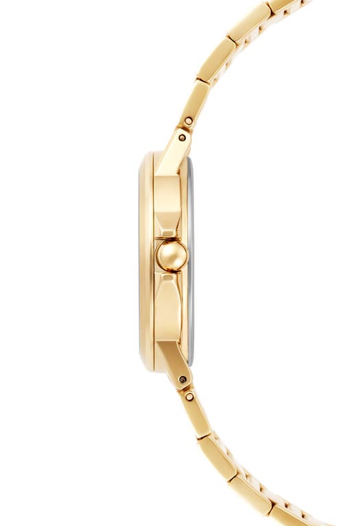 Shop Rebecca Minkoff Cali Bracelet Watch, 36mm In Gold/silver White/gold