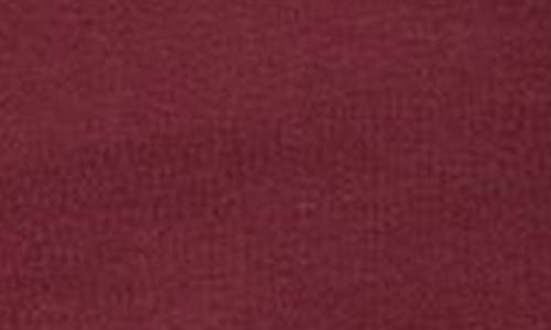 Shop Edikted Layered Lace Sleeve T-shirt In Burgundy