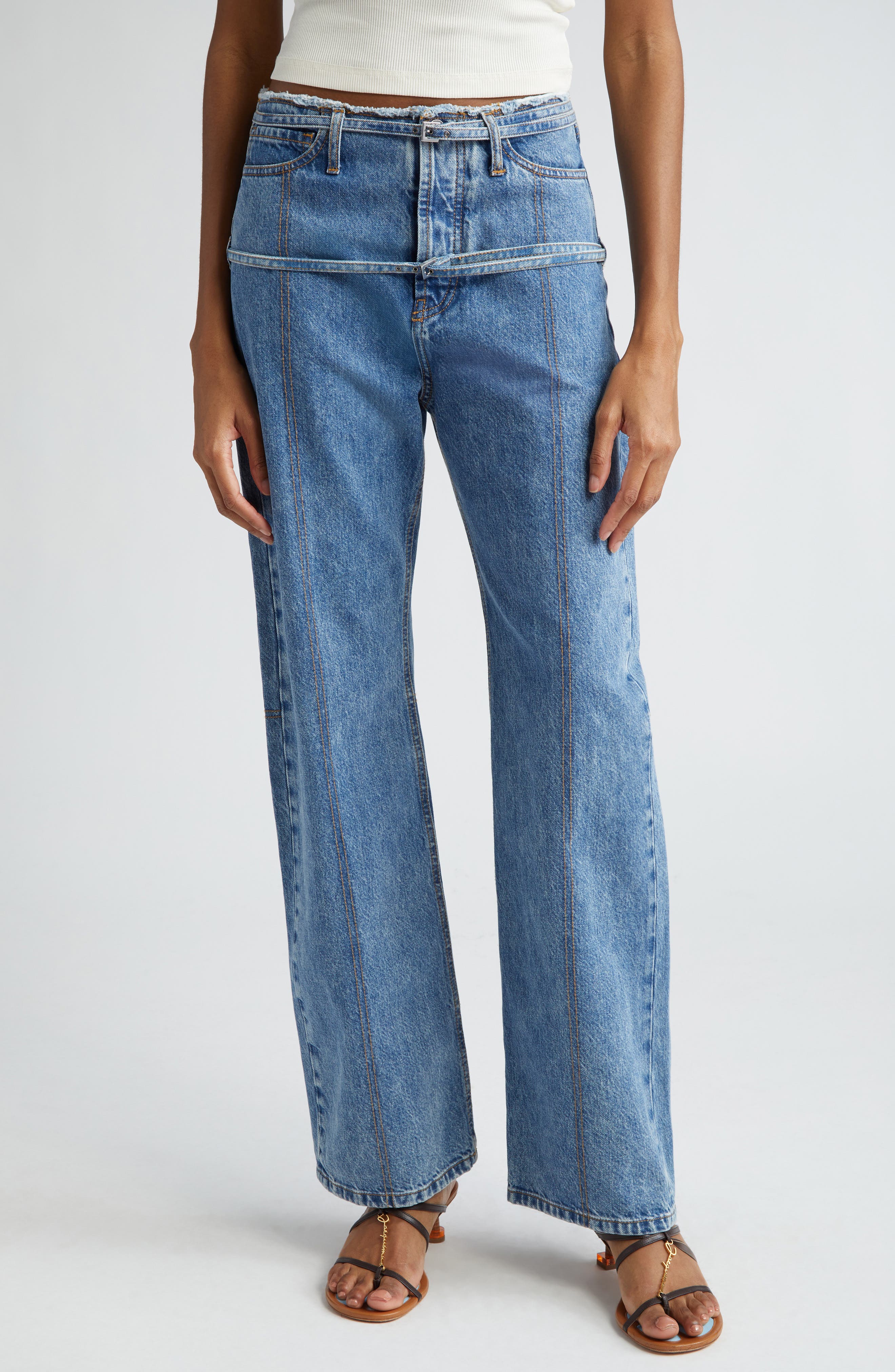 Jacquemus Le De Nimes Caraco Jean In Blue
