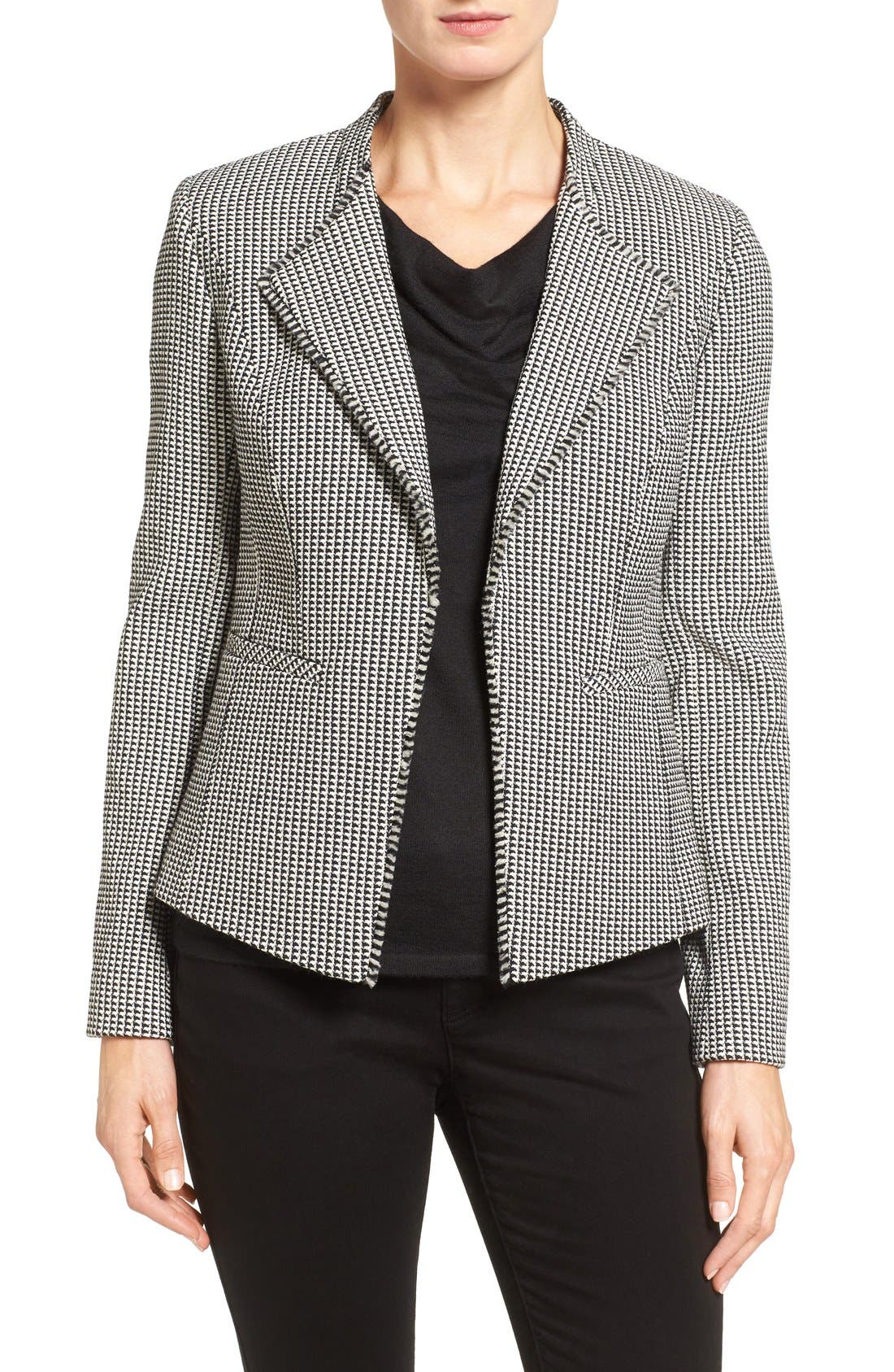 Classiques Entier® Fringed Tweed Jacket Nordstrom