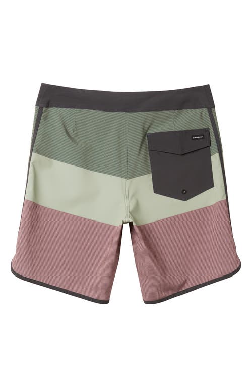 Shop Quiksilver Surfsilk Tijuana Board Shorts In Grape Shake Organic