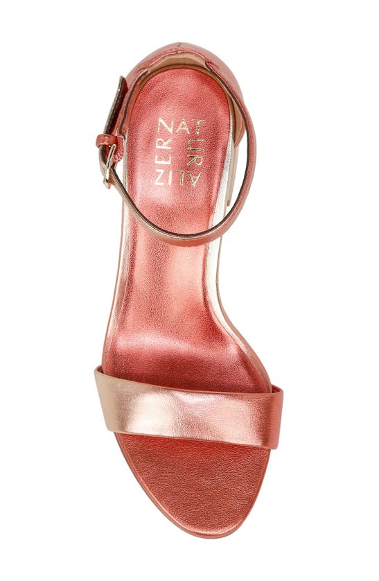 Naturalizer Vera Caliente Ankle Strap Sandal In Sunset Ombre Metallic