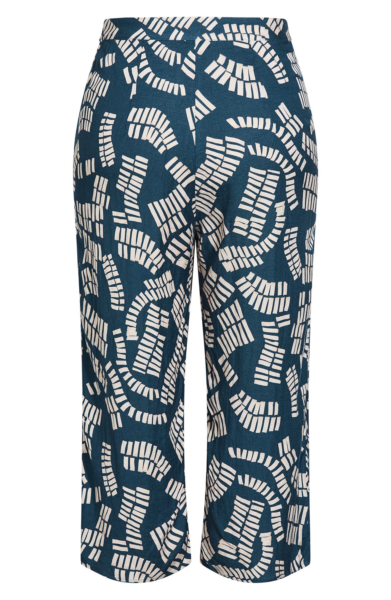 City Chic Odyssey Linen Blend Culotte 