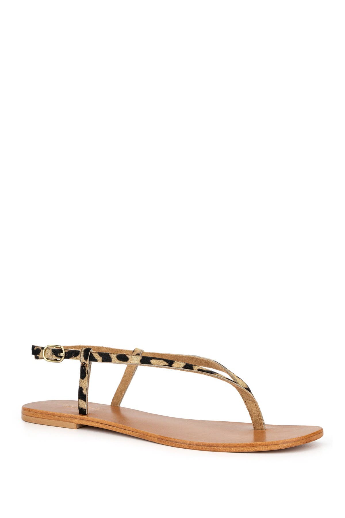 Torgeis Diana Animal Print Thin Strap Sandal In Light/pastel Brown5