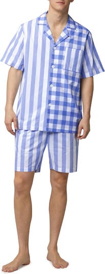 Blue Bengal Stripe Essential Cotton Boxer Shorts