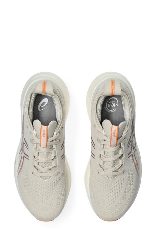 Shop Asics ® Gel-nimbus® 26 Running Shoe In Oatmeal/faded Orange